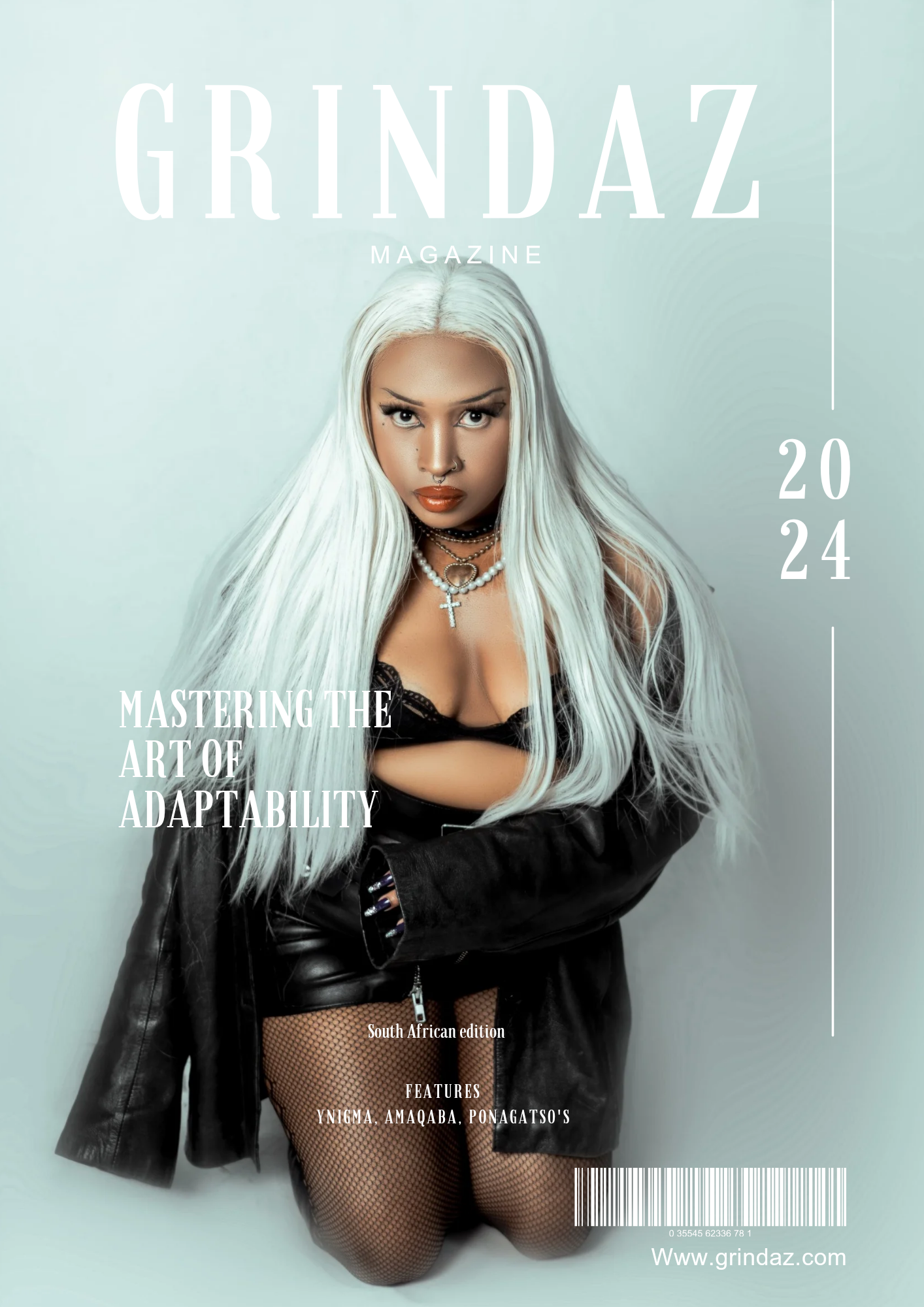 Grindaz Magazine South African Edition  We’re featuring some of the most talented creatives from South Africa:  Ynigma , AmaQaba ,  Ponagatso.
