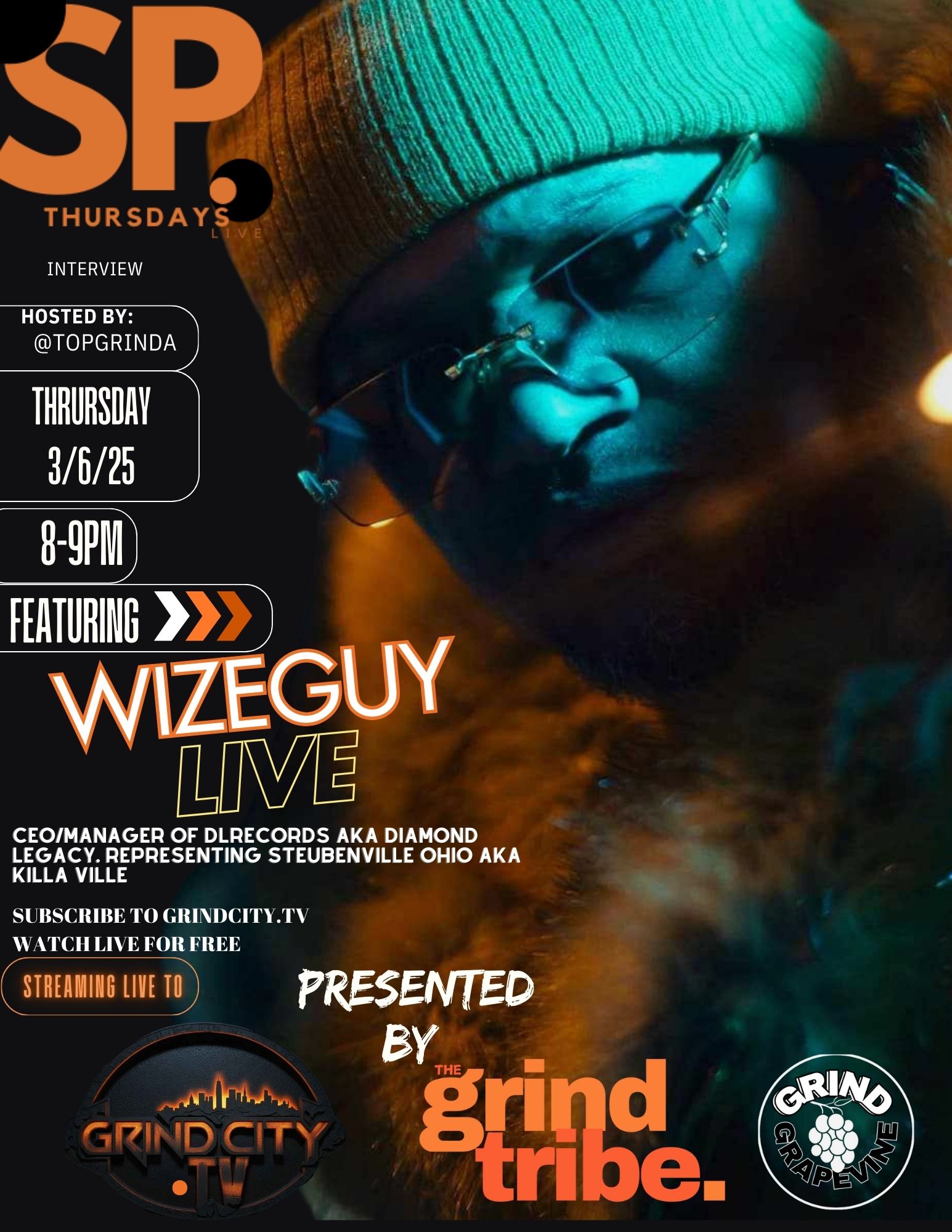 SP THURSDAYS FEAT WIZEGUY – LIVE TONIGHT 8PM