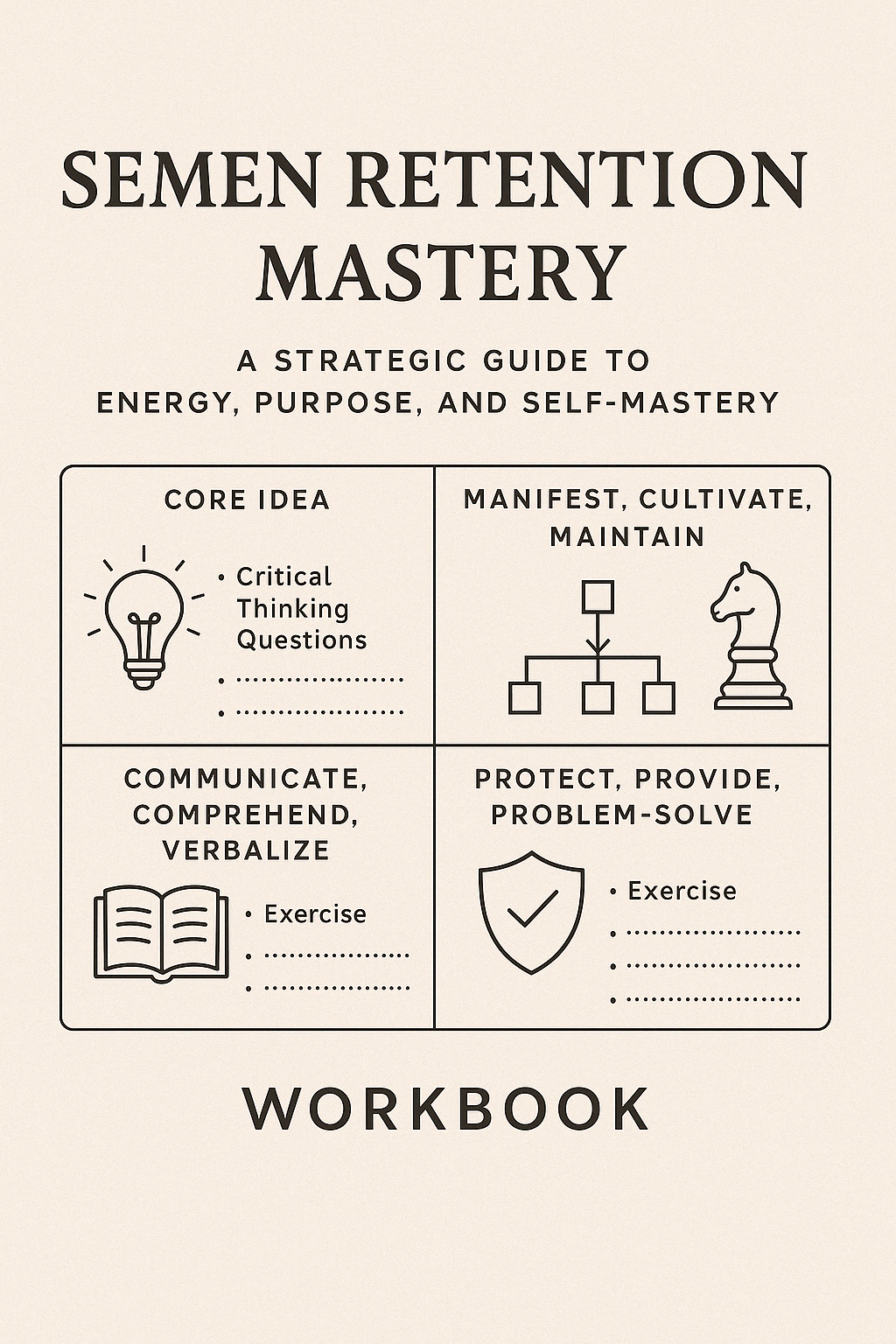 Title: Semen Retention Mastery: A Strategic Guide to Energy, Purpose, and Self-Mastery