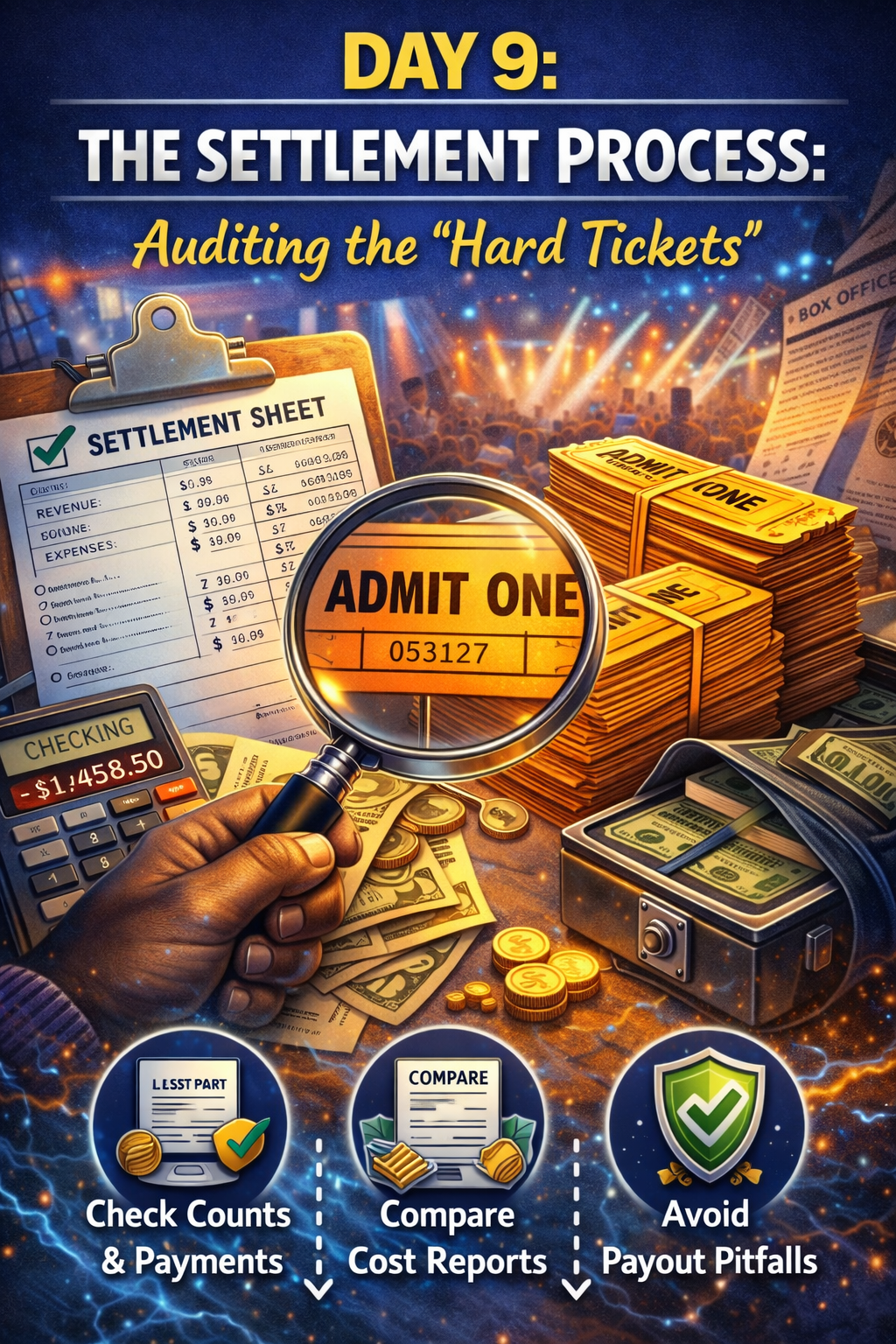 Day 9: The Settlement Process: Auditing the “Hard Tickets”