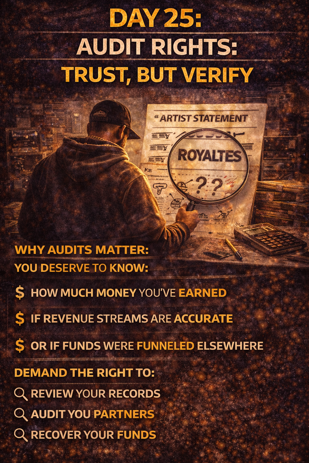 Day 25: Audit Rights: Trust, But Verify