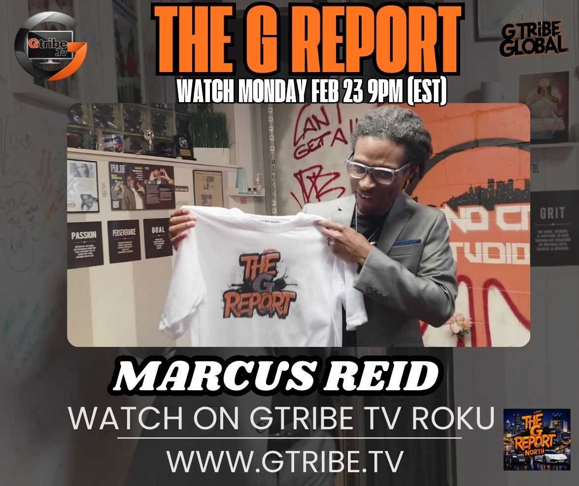 watch The G report tonight 9pm feat Marcus Reid