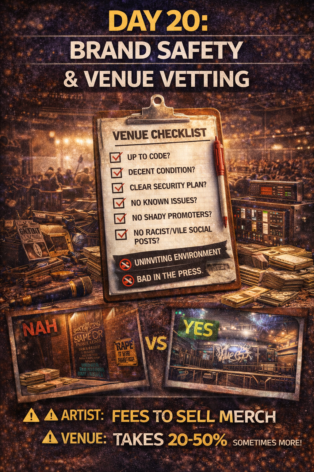 Day 20: Brand Safety & Venue Vetting