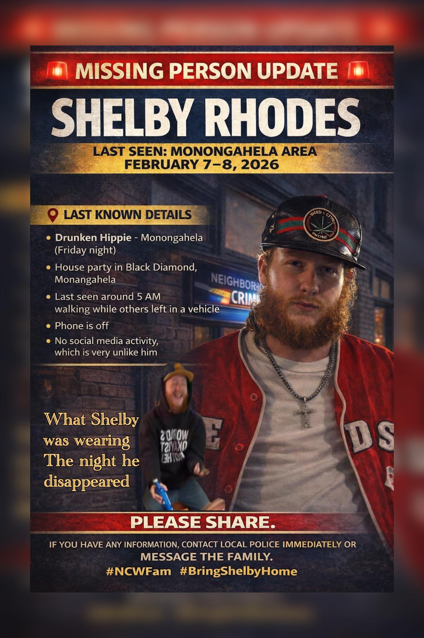 The G Report  – Missing Person Shelby Rhodes