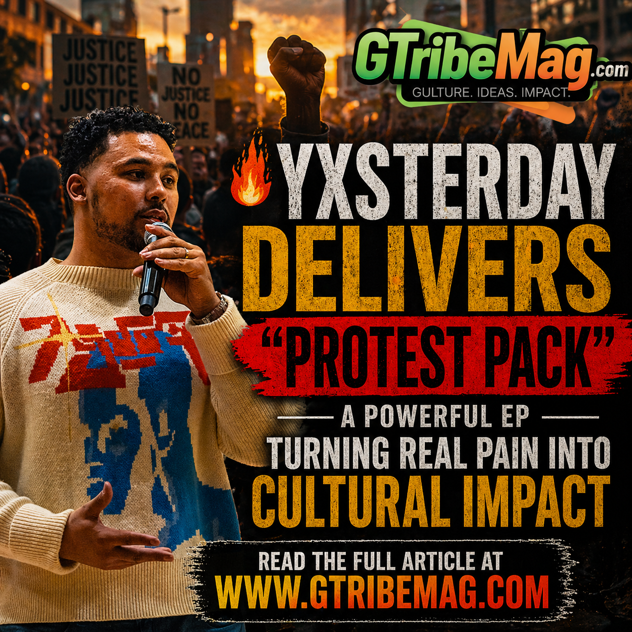 🔥 Yxsterday Delivers “Protest Pack”: A Powerful EP Turning Real Pain Into Cultural Impact