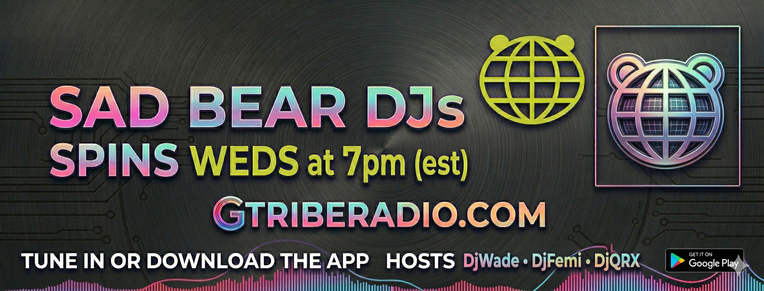 Now spinning every weds night the Sad Bear Dj’s Pgh’s Finest up and coming DJ’s
