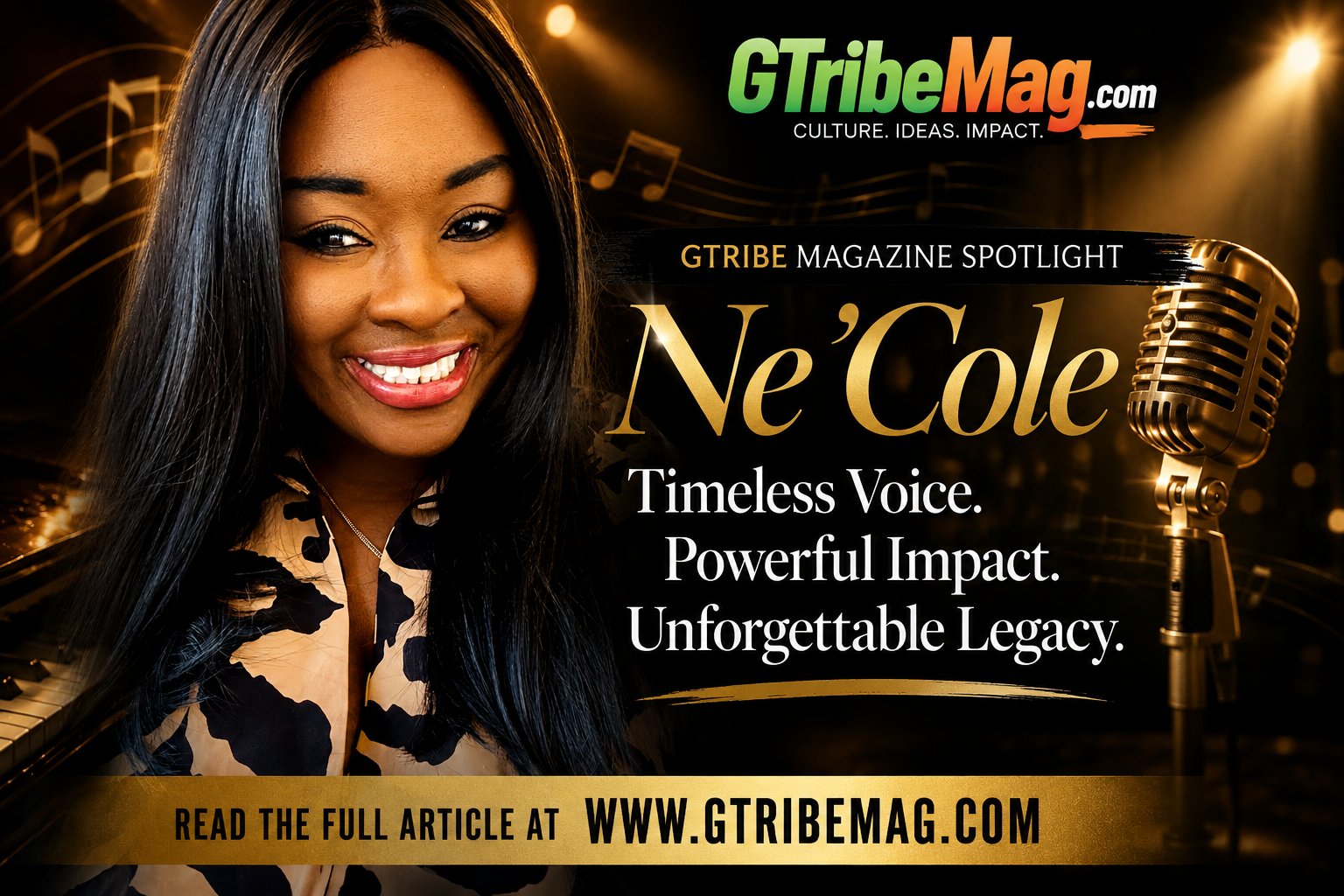 GTribe Magazine Spotlight: Ne’Cole’s Timeless Voice Continues to Leave an Unforgettable Mark on Today’s Music Landscape