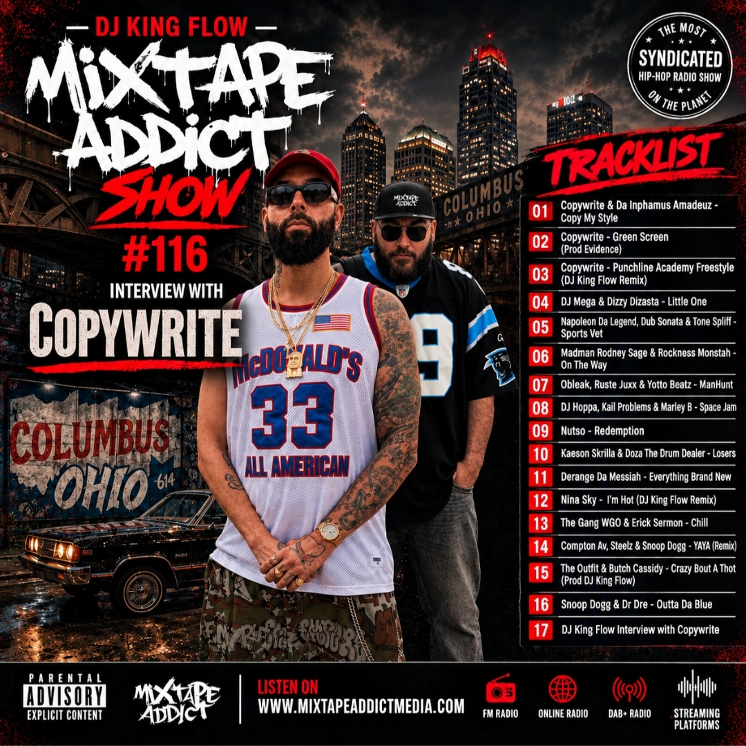 MIXTAPE ADDICTS SHOW 116 – FEATURES COPYWRITE